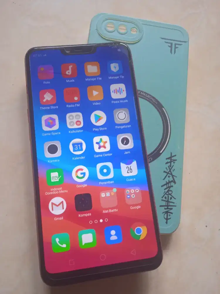 oppo A3s asli ram 2/16 mesin smua normal tinggal pake layar ori 300k