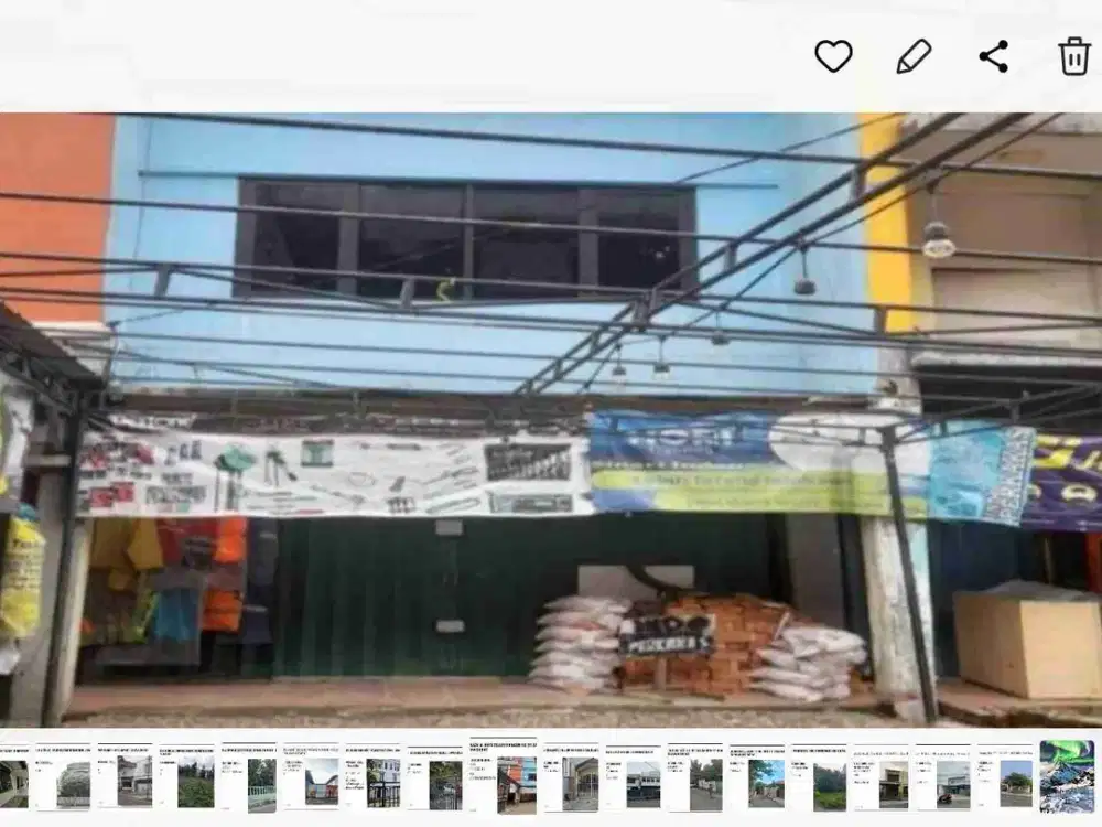 dijual ruko di komplek merah plaza, jl. raya tajur wangun, sindang sari, bogor timur, jabar.