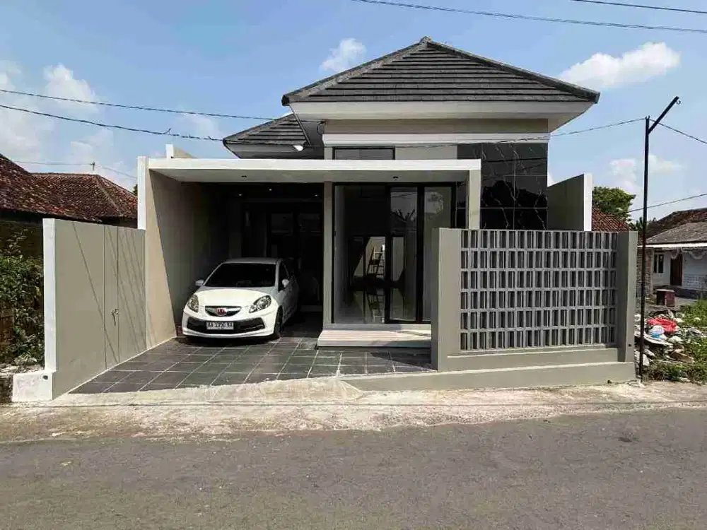RUMAH BARU MINIMALIS DI DEKAT EXIT TOL PURWOMARTANI KALASAN SLEMAN YOGYAKARTA