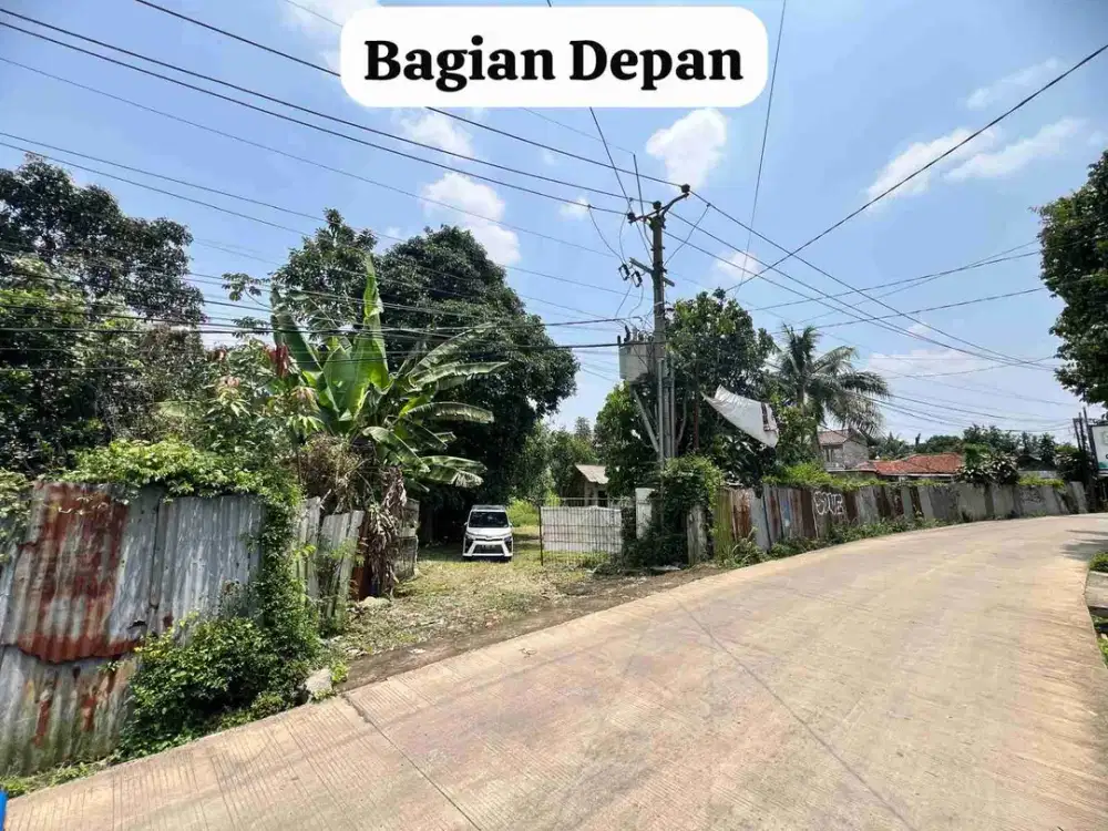 Dijual cepat Tanah Kavling dikampung kandang Duren seribu, Bojong sari depok Jawa Barat