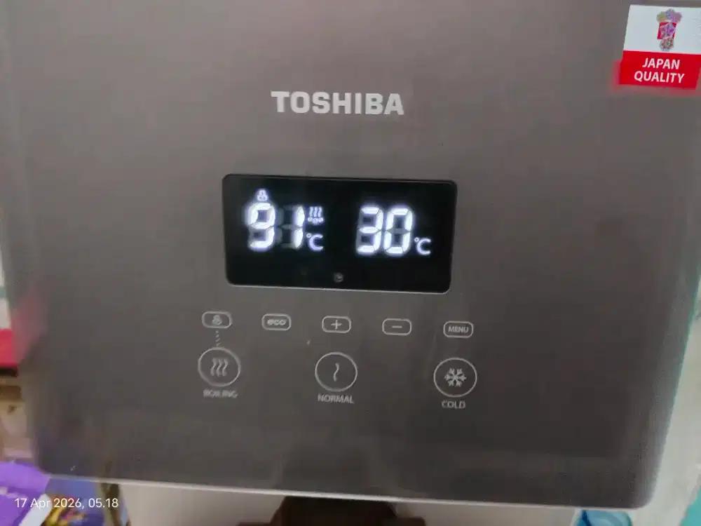 Dispenser Toshiba Hot & Cold Galon Bawah