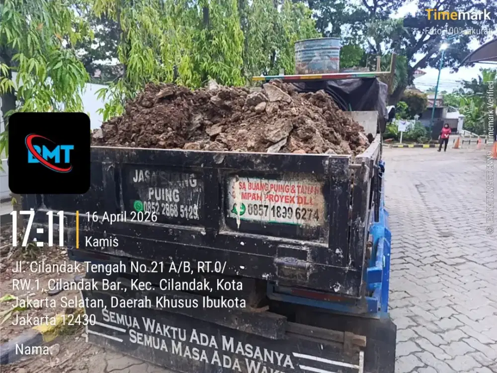 Jasa angkut puing dan buang sampah