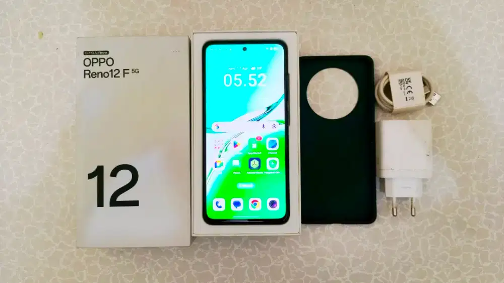 Oppo Reno 12F 12/512 Murah, Lengkap, Mulus