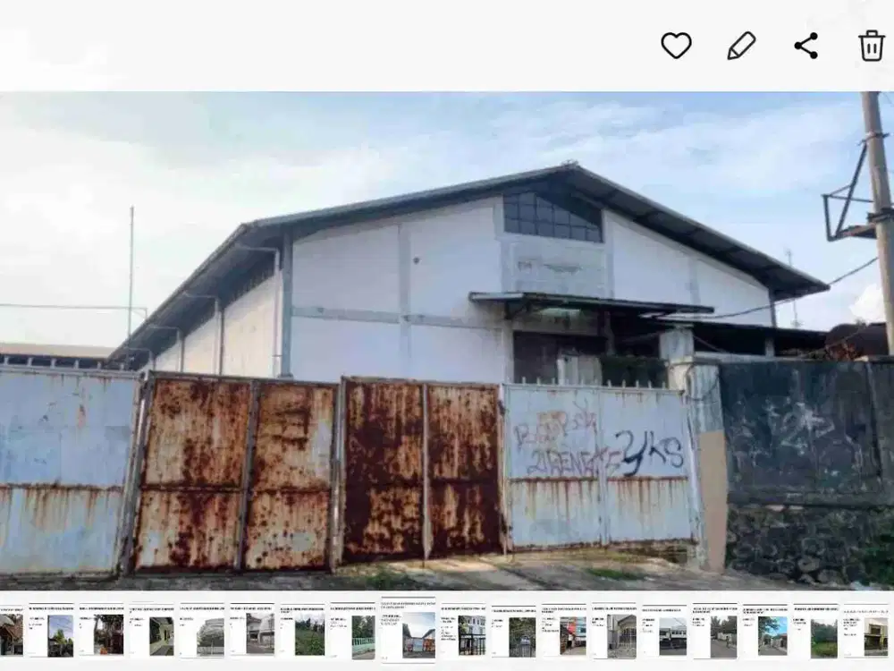 dijual pabrik di jl. kampung sayang heulang, desa kembang kuning, jatiluhur, purwakarta, jabar