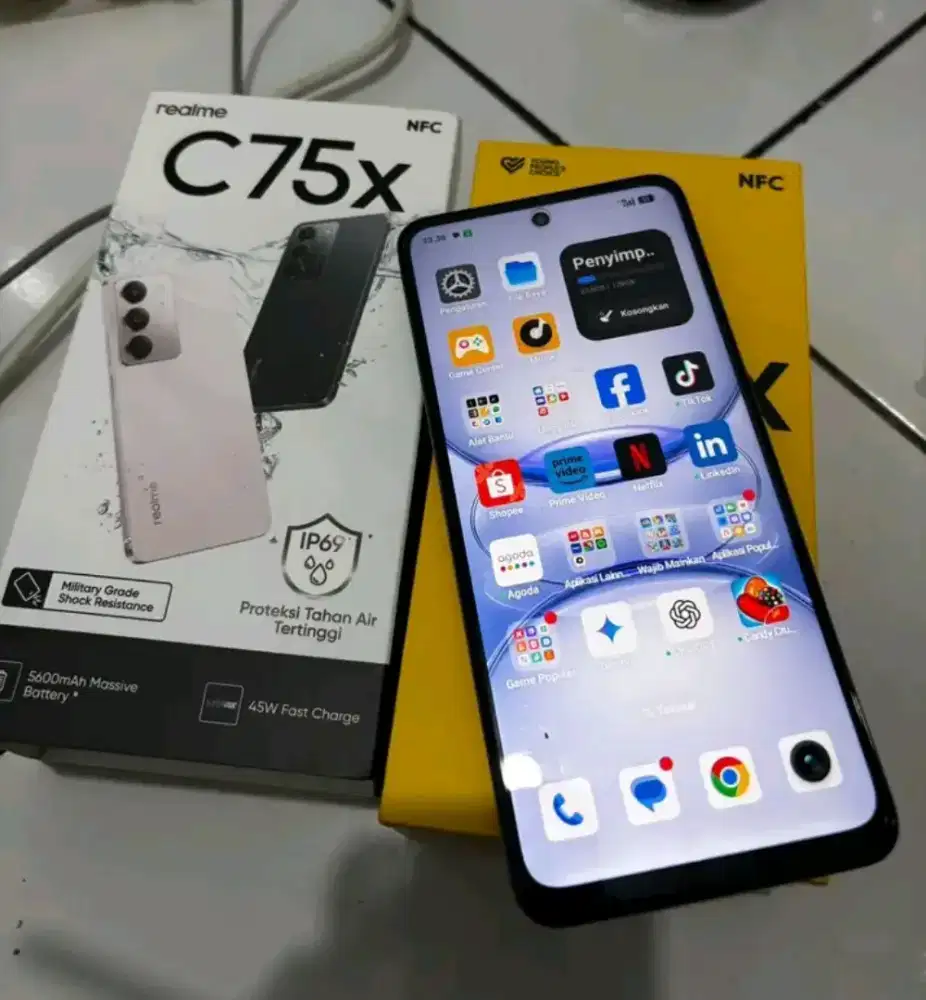 Realme c75x nfc ram 8/128