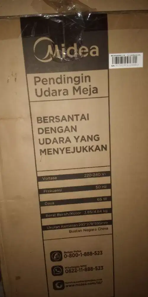 Pendingin ruangan midea ac100-25b