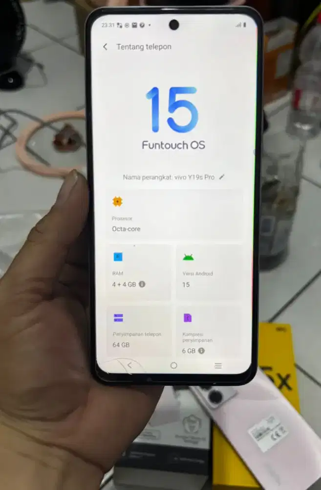 Vivo y19s pro ram 4/64