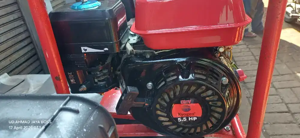 Dijual mesin pompa air siap pakai kondisi barang 98%