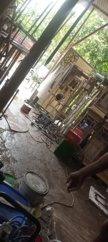 jasa las pagar tralis tenda