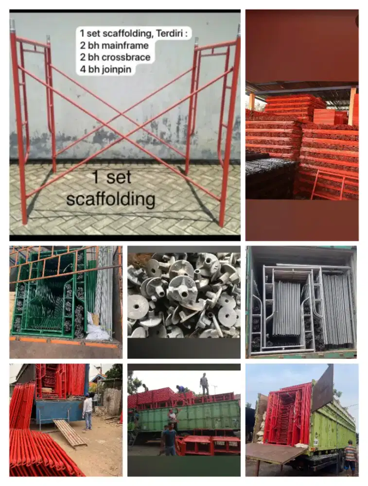 Scaffolding murah per set dari pabrik harga bisa nego