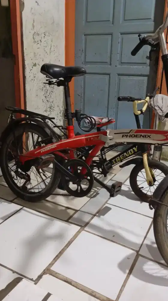 Sepeda lipet ukuran 20 dan bmx