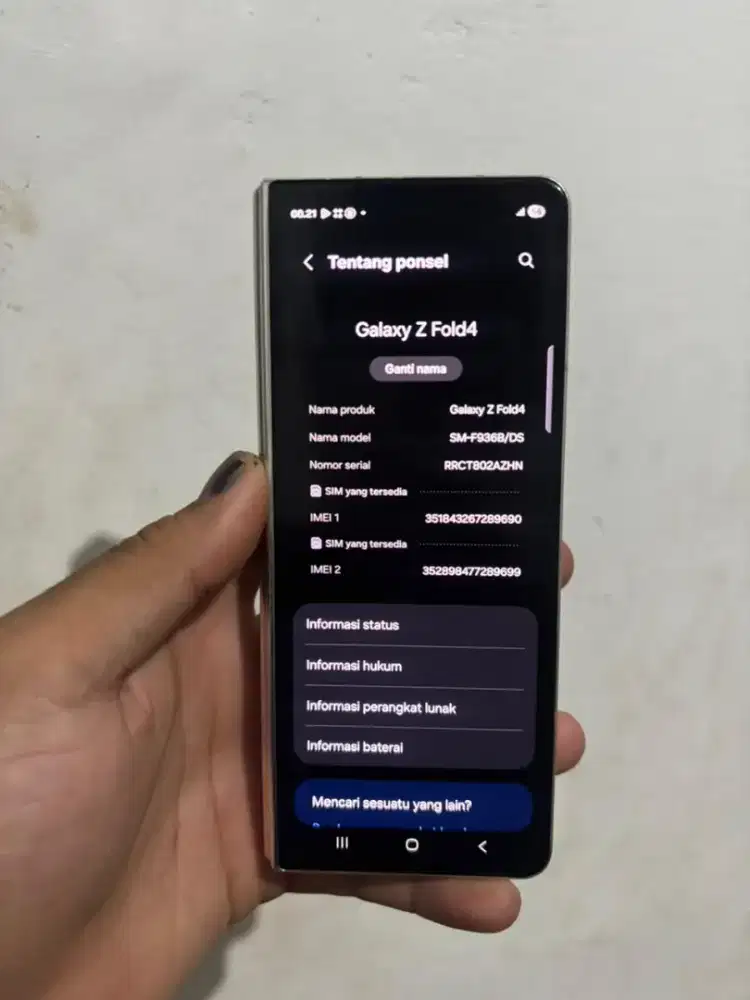 Samsung z fold 4 resmi sein 12/256