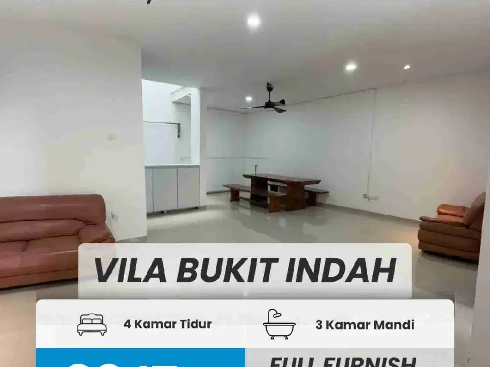 disewakan rumah villa bukit indah Batam center