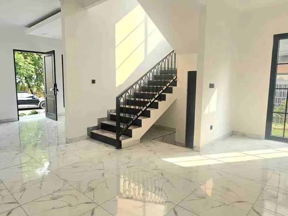 Rumah Baru Hoek Modern Classic Design 3 Lantai The Icon BSD city