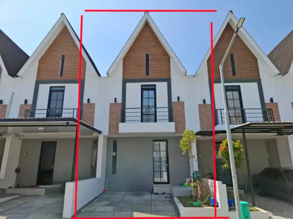 Rumah 2 lantai 3KT di Bernady Land Slawu Jember