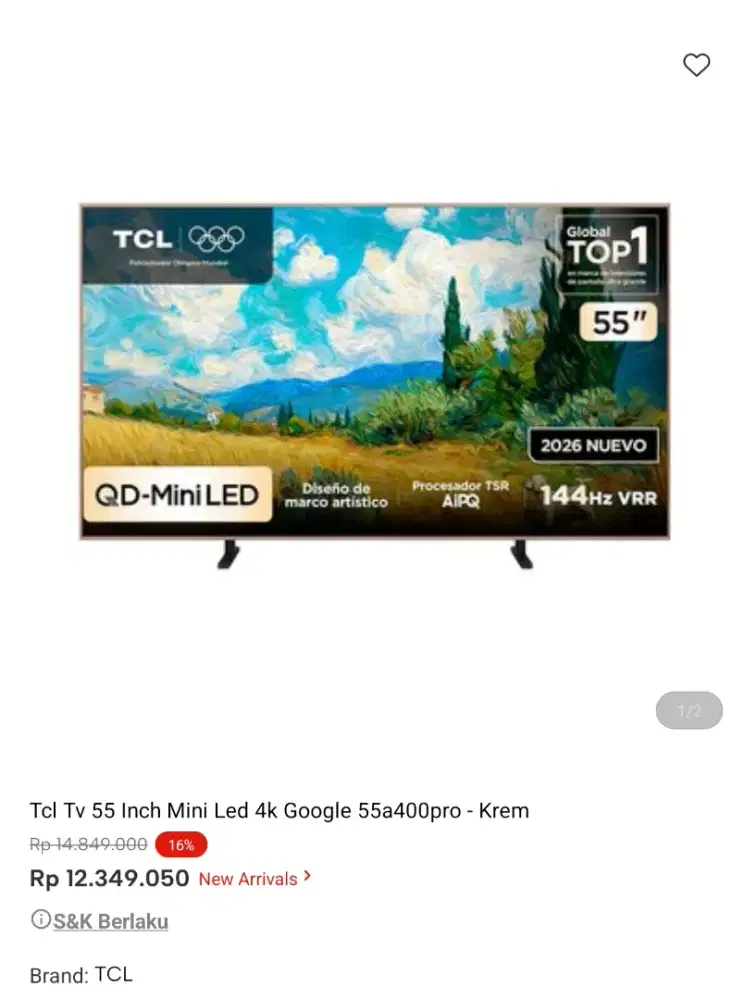 mini LED murah 2026 bisa cicilan syarat ktp tanpa dp bayar bulan depan