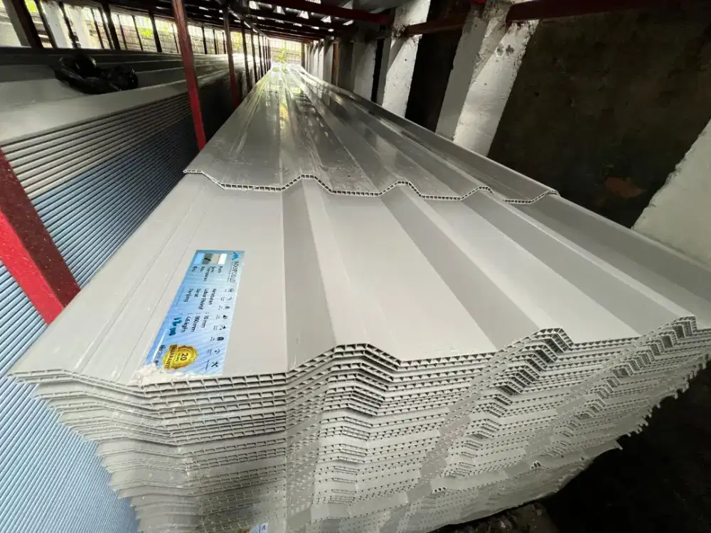 Atap UPVC Alderon merek Roofcold 860