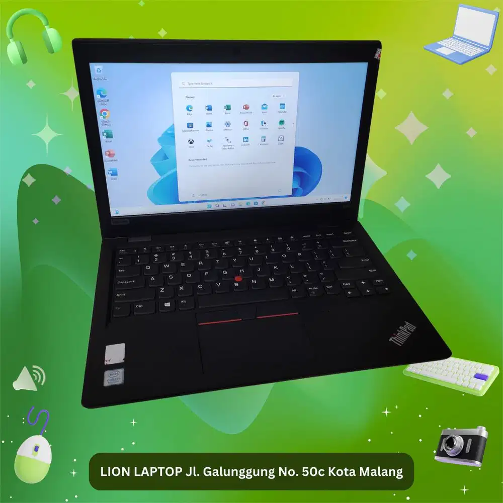 Core i5 Gen 8 RAM 8GB SSD 256GB Lenovo Thinkpad L390 [17|04]