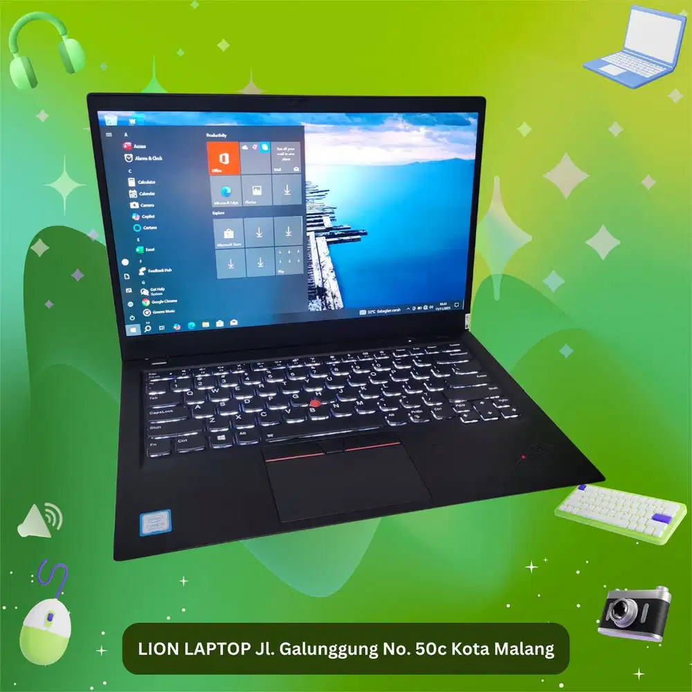 X1 Carbon Slim Ringan i5 gen 8 8/256 [17|04]