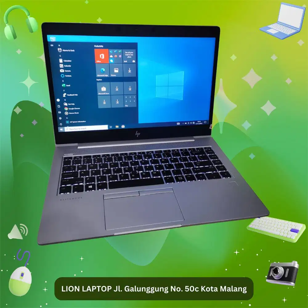 FUll Aluminium Body Core i7 gen 8 8/256 HP Elitebook 840 G6 [17|04]