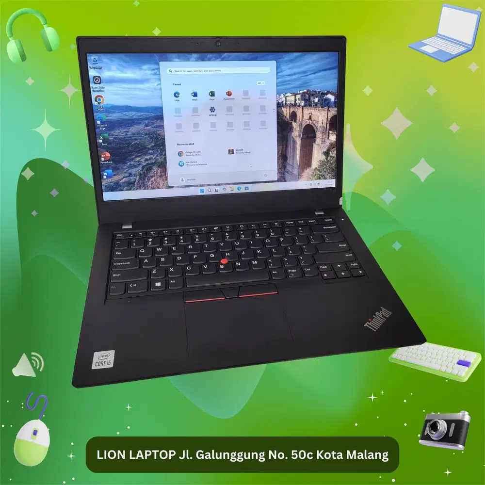 i5 Gen 10 Murah RAM 8GB SSD 256GB Lenovo Thinkpad L14 [17|04]