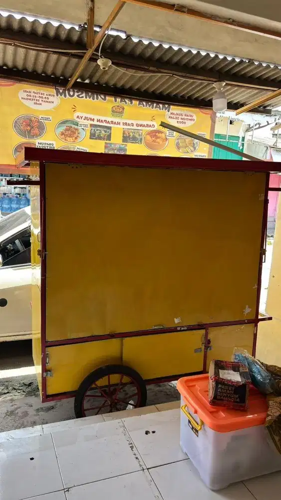 Dijual Gerobak Container Ext masih bagus
