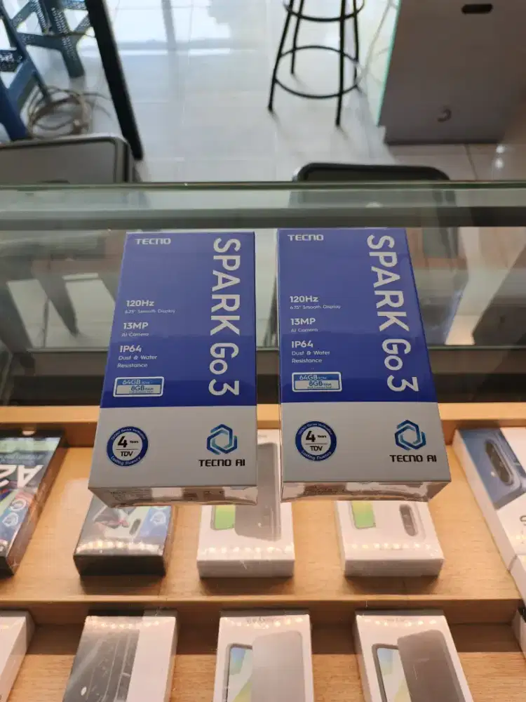 Fast respon WA Tecno Spark GO3 4+4/128 Garansi resmi 13bln