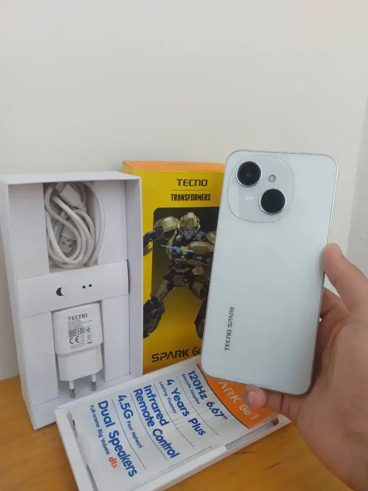 Tecno spark Go 1 lengkap segel