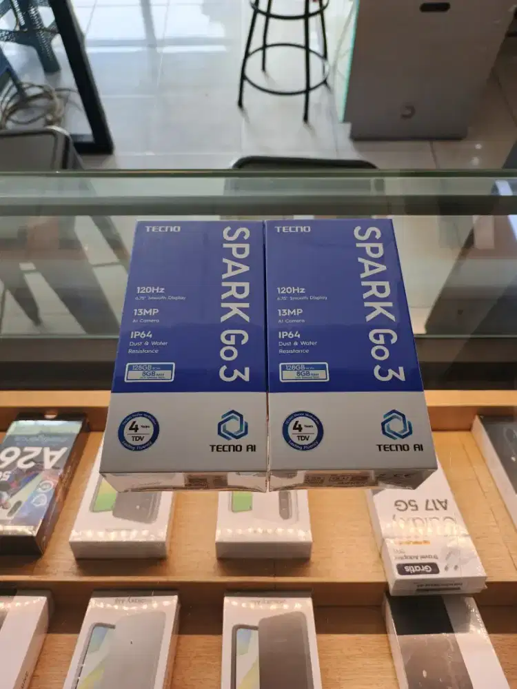 Fast respon WA Tecno Spark GO3 4+4/64 Garansi resmi 13bln