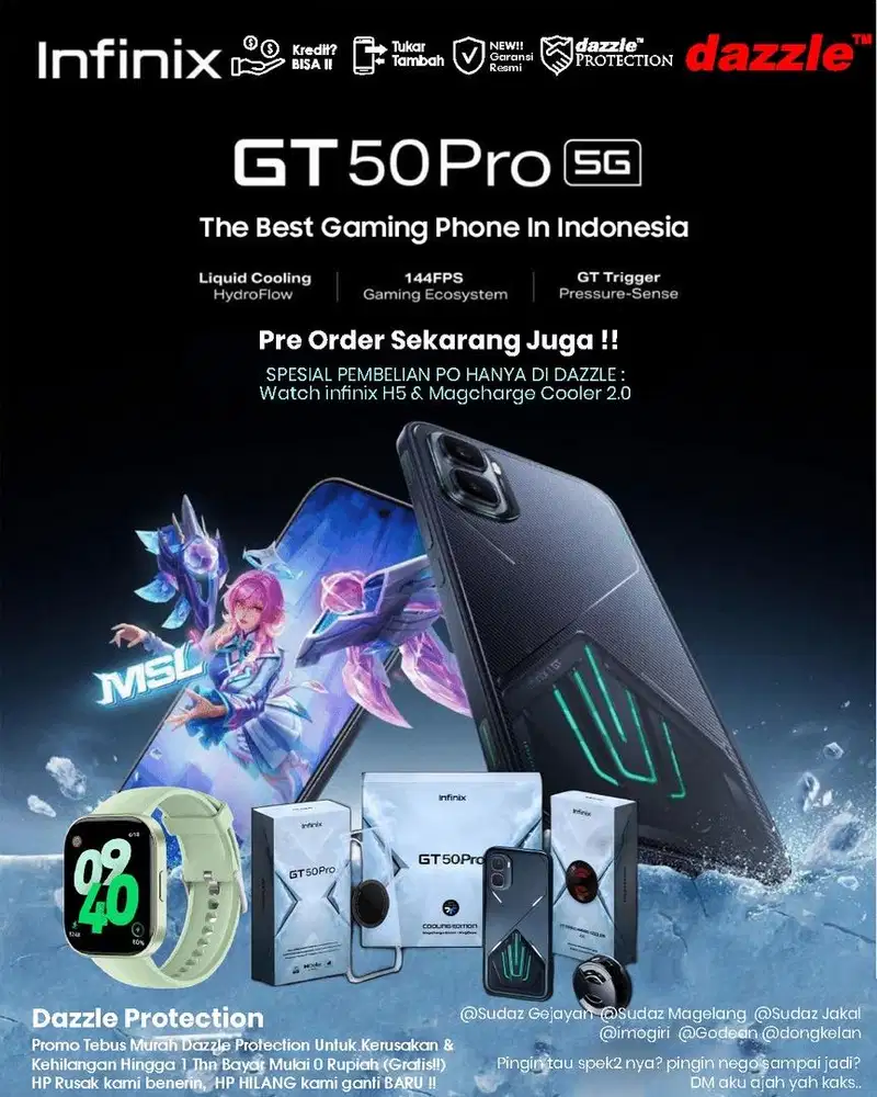 PRE ORDER INFINIX GT 50 PRO