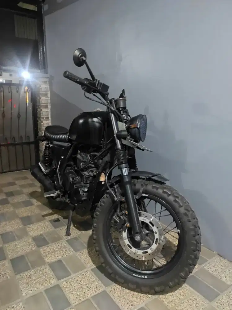 Yamaha scorpio custom scrambler