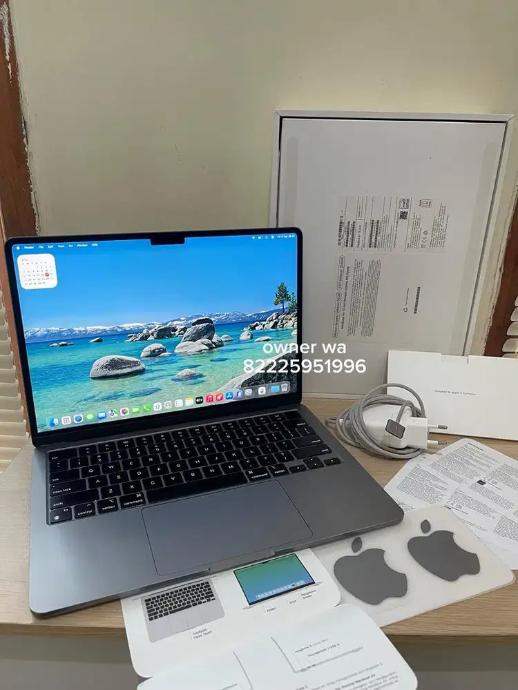 Macbook Air M3 ram 16gb/256gb Fullset Ibox Office Adobe Permanen
