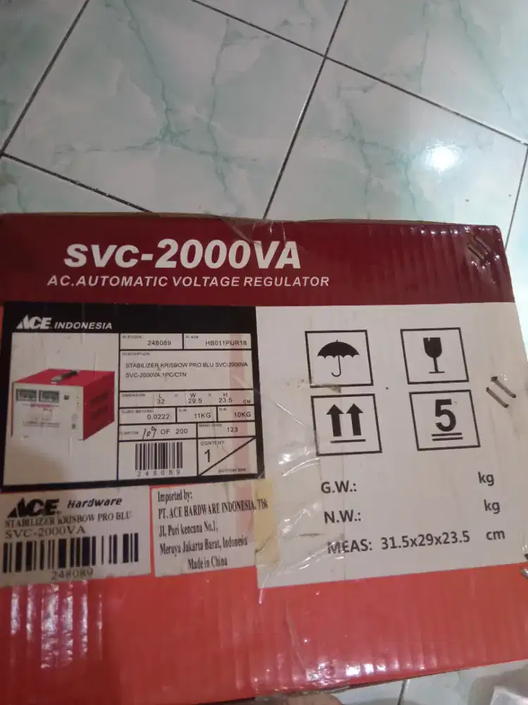 Stavol / stabilizer 2000w baru, jual murah aja