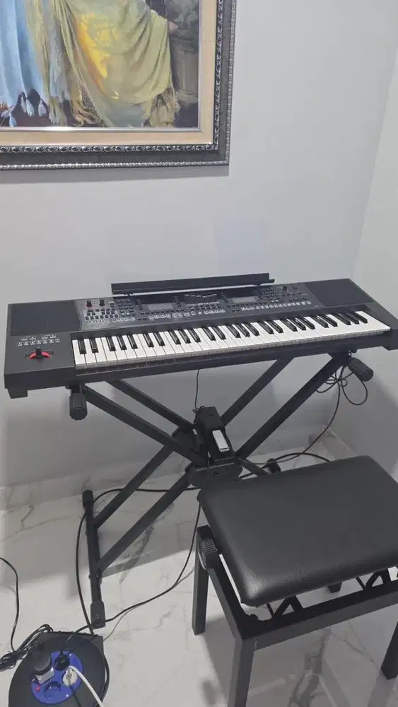 Keyboard Merek Roland Expandable Arranger E-A7 Full Set