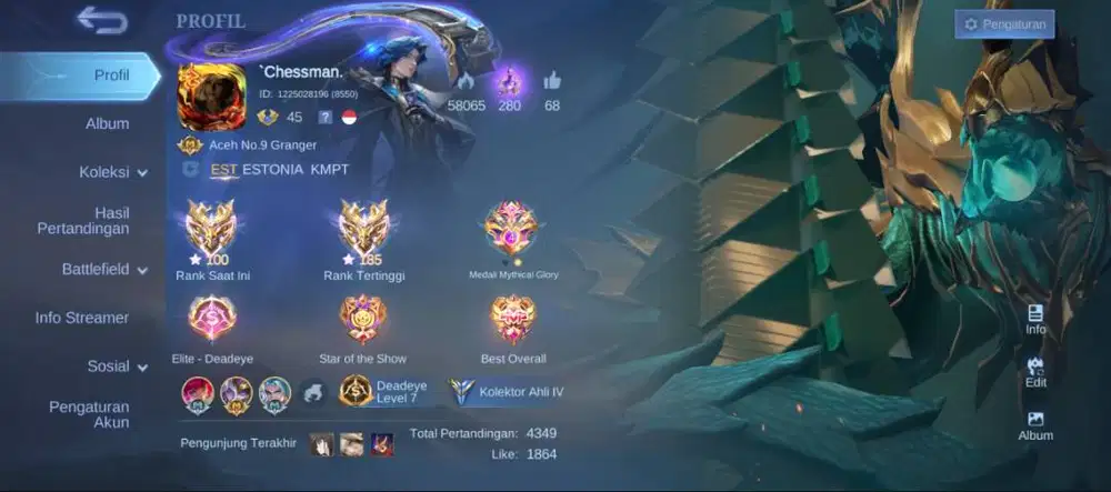 110k nego akun pribadi