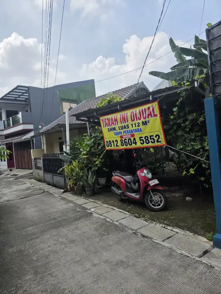 Dijual tanah luas 112 di limo Grogol depok,Pulo mangga