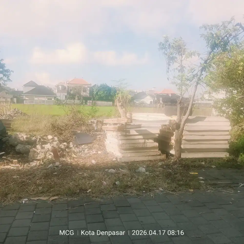 Jual tanah kosong di Jl Kalimutu Pura Demak Denpasar Bali
