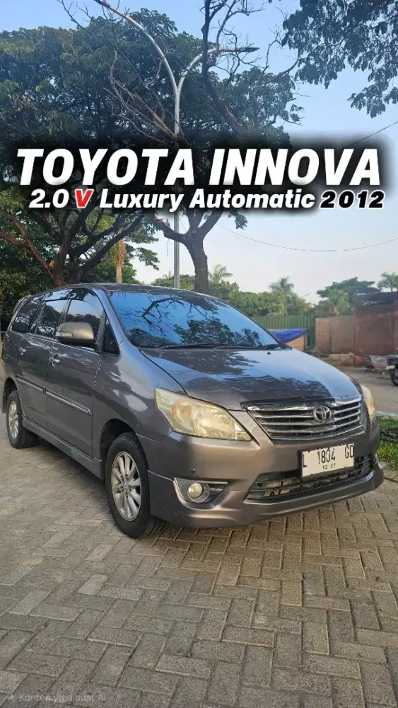 TOYOTA KIJANG INNOVA 2.0 V LUXURY AUTOMATIC 2012 TGN 1‼️