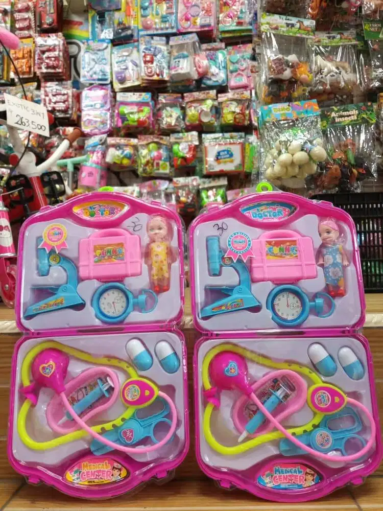 mainan anak dokter koper