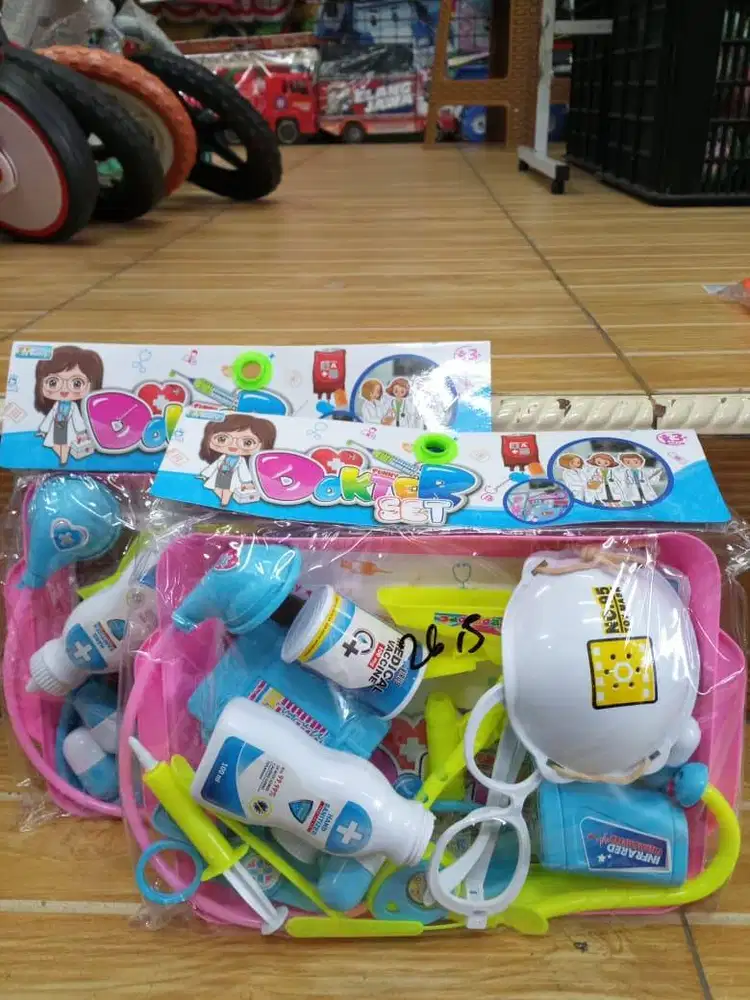 mainan anak dokter set nampan