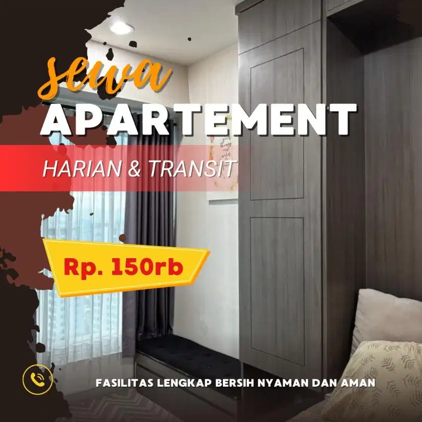 SEWA APARTEMEN HARIAN/TRANSIT GRAND KAMALA LAGOON BEKASI TERMURAH