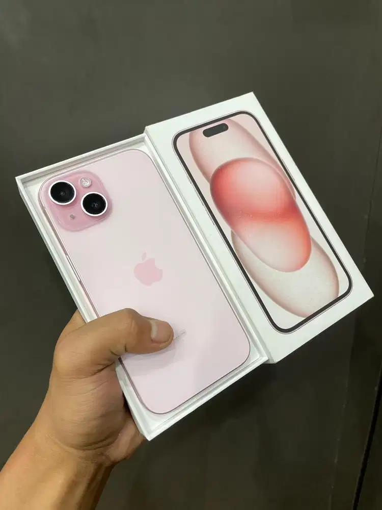 iphone 15 128gb pink ibox garansi panjang