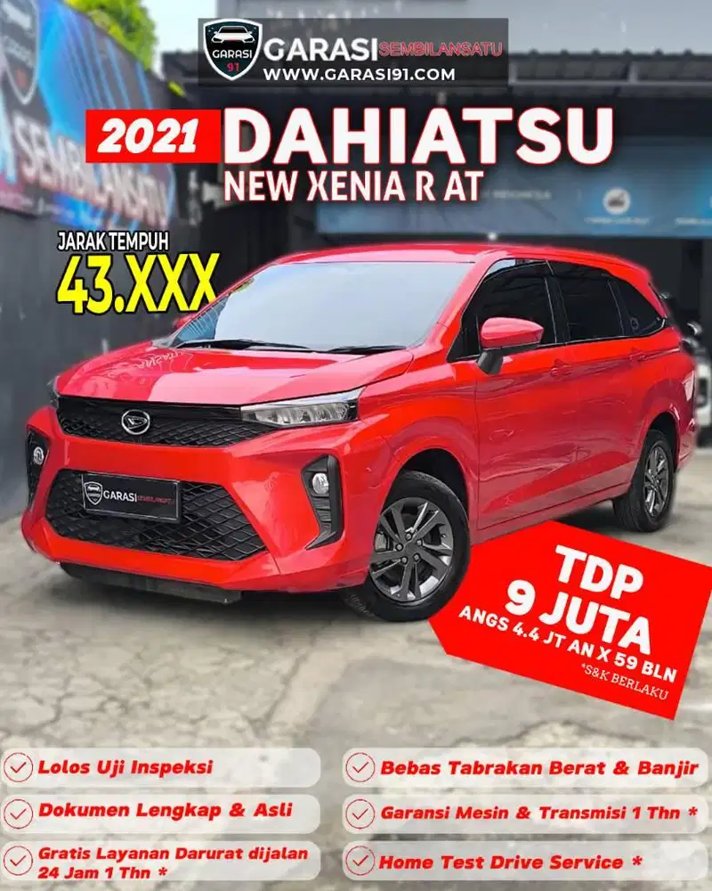 ‼️TDP 8 juta Daihatsu New Xenia R Cvt AT 2021
