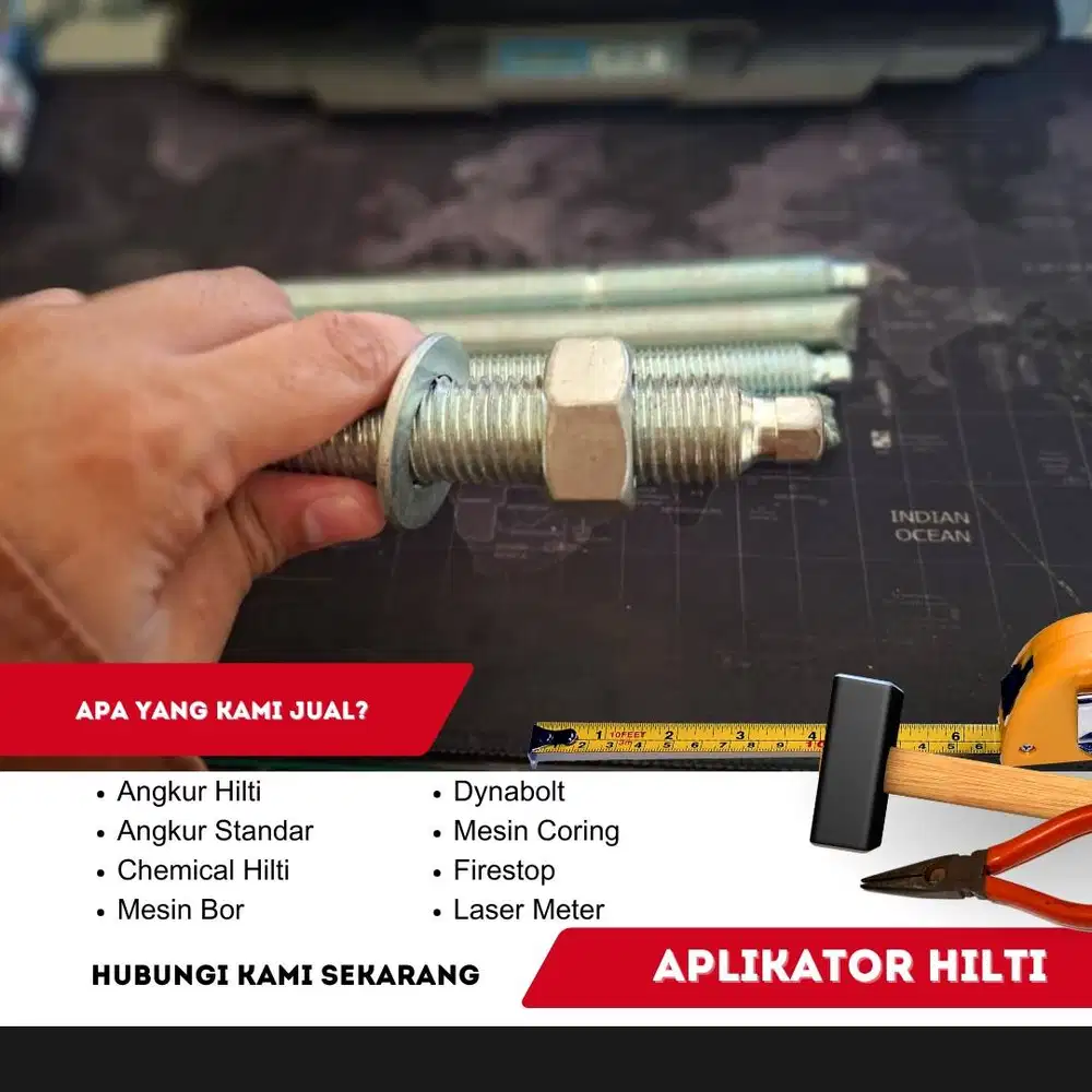 Harga Chemical Angkur M24 / Chemstud Bolt M24