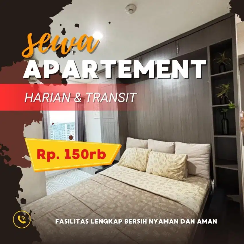 SEWA APARTEMEN HARIAN/TRANSIT TRANSPARK JUANDA BEKASI TERMURAH