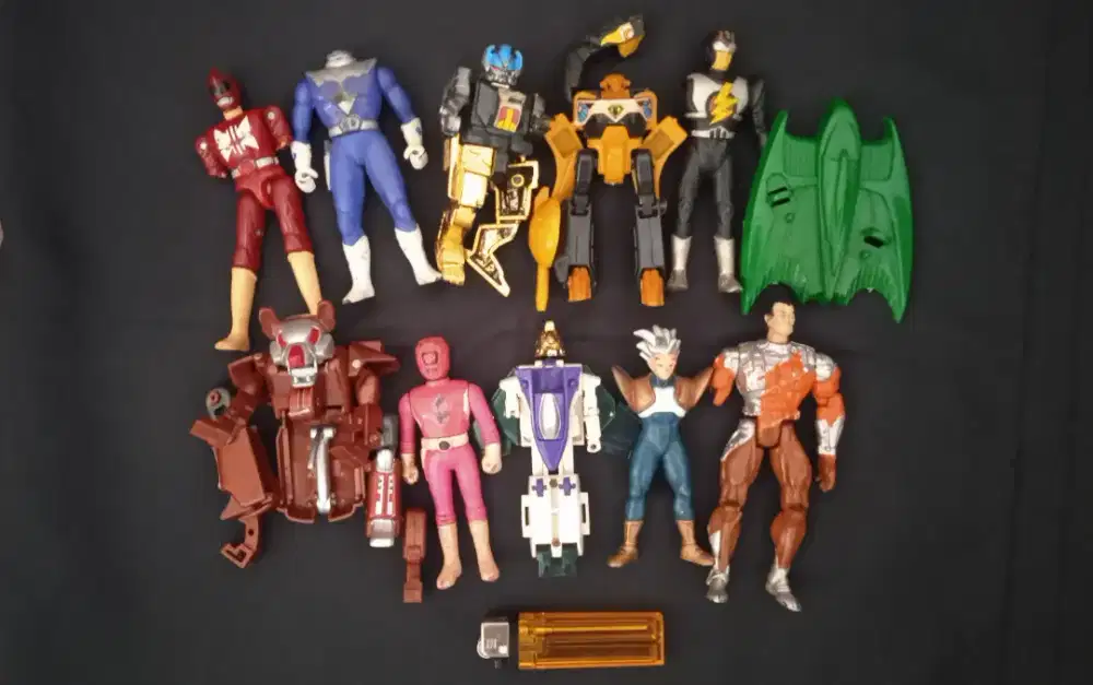 MAINAN ACTION FIGURE Superhero Robot Pesawat Power Rangers Unbrand