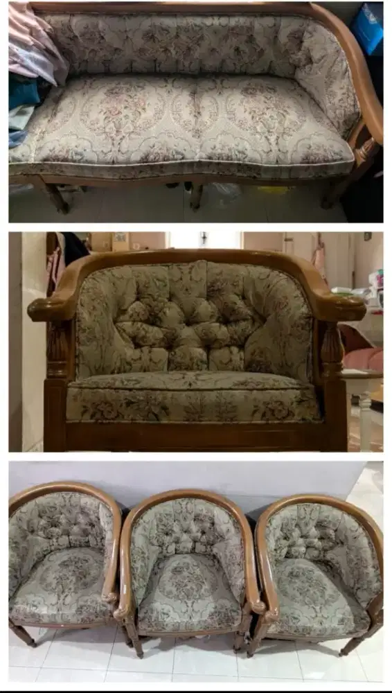 kursi kayu bahan bagus