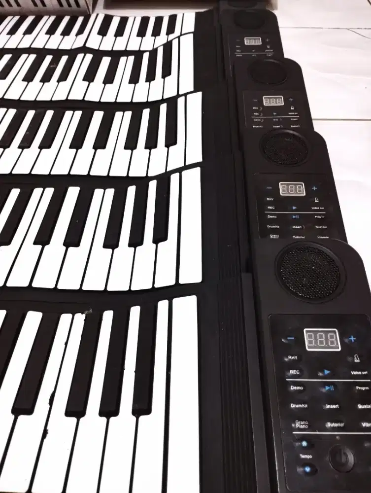 Piano roll up flexible 88keys