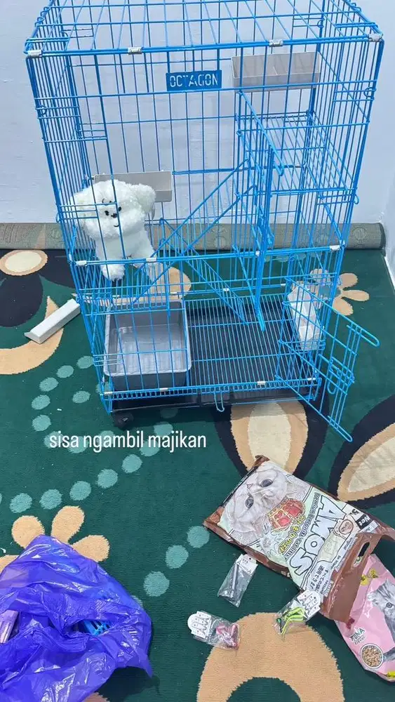 di jual kandang kucing dan anjing 2 tingkat