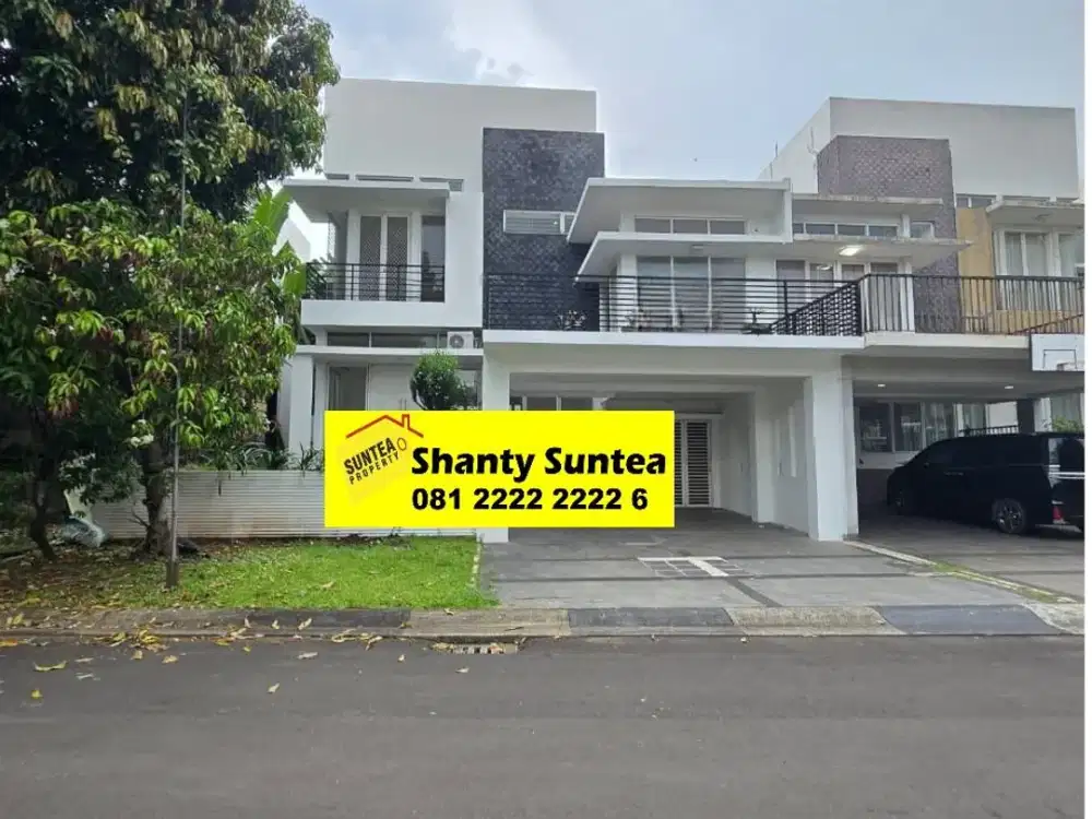 Disewa Rumah mewah siap huni di Kebayoran Residence Bintaro Jaya Pondok Aren 384sg